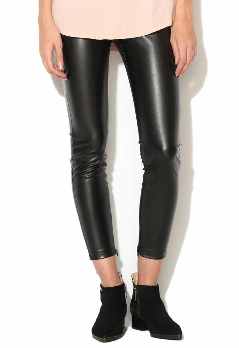 Pantaloni skinny de piele