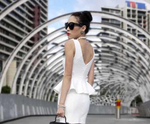Rochie peplum pentru șolduri largi Rochie peplum pentru șolduri largi