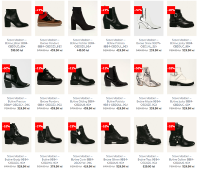 Steve Madden - pentru femeile care vor să fie remarcate!