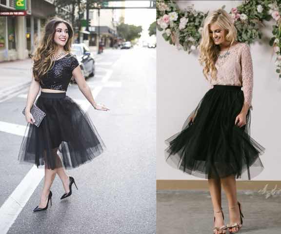 Cum să porţi fusta tulle