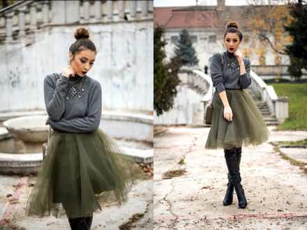 Cum să porţi fusta tulle