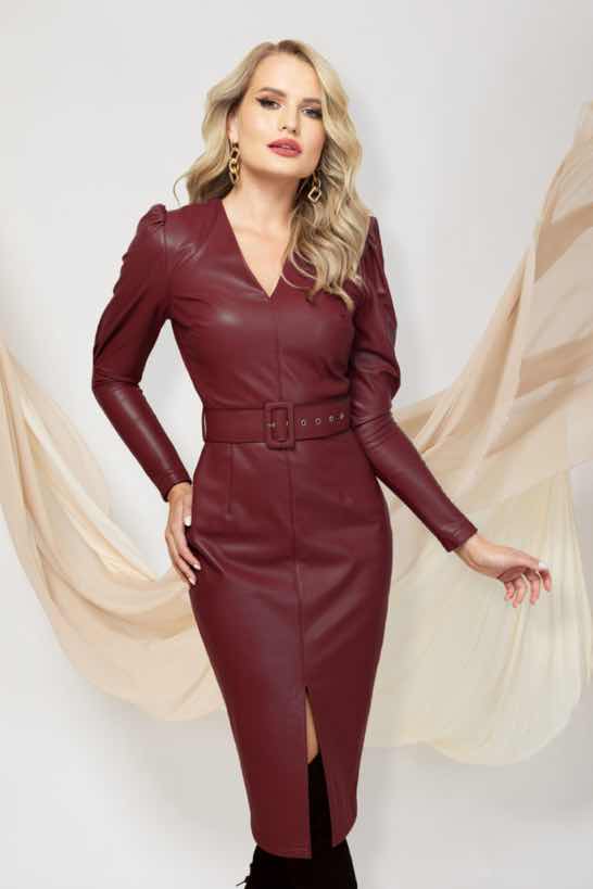Cum să porți cu stil o rochie de piele