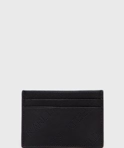Karl Lagerfeld carcasa cardului femei, culoarea negru 99KK-PFD01S_99X
