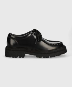 GARMENT PROJECT pantofi de piele Spike Lace femei, culoarea negru, cu platforma, GPW2367 9BYX-OBD237_99X