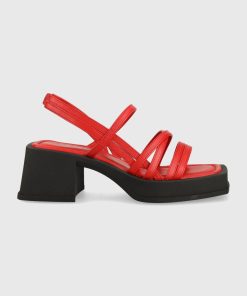 Vagabond Shoemakers sandale de piele Hennie culoarea rosu PPYY-OBD0KA_33X