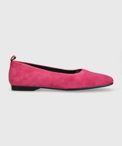 Vagabond Shoemakers balerini din piele intoarsa DELIA culoarea roz, 5307.240.46 PPYX-OBD0G9_42X