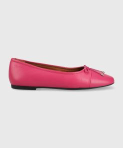 Vagabond Shoemakers balerini de piele JOLIN culoarea roz PPYX-OBD0GH_30X
