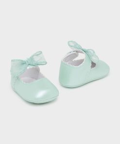 Mayoral Newborn pantofi pentru bebelusi culoarea turcoaz PPYH-LGG05C_65X