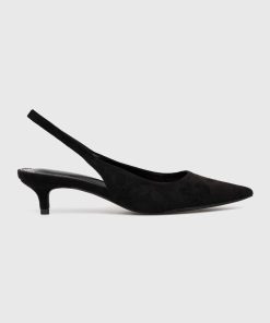 Answear Lab pantofi cu toc culoarea negru BBYH-OBD02Z_99X
