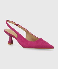 Answear Lab pantofi cu toc culoarea roz BBYH-OBD056_43X