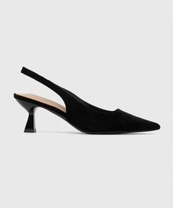 Answear Lab pantofi cu toc culoarea negru BBYH-OBD056_99X