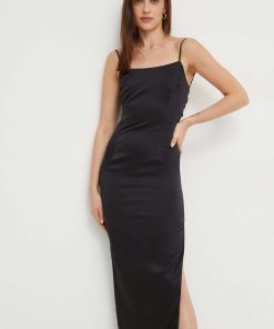 Answear Lab rochie culoarea negru, mini, drept BMYX-SUD05K_99X